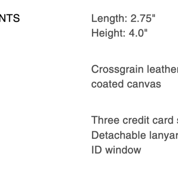 Coach Brown Leather ID Lanyard - Picture 4 of 4